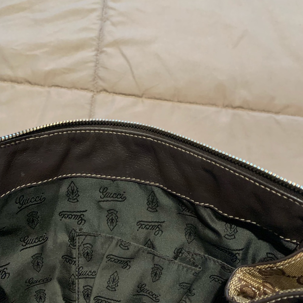 Gucci Vintage Brown Monogram Clutch - Picture 4 of 6